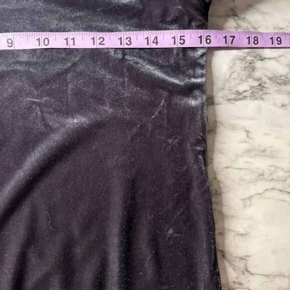 VTG Whimsical Fairy Grunge Dress Size 14 Womens XS Velvet Slit Y2K Made In USA - Picture 6 of 7